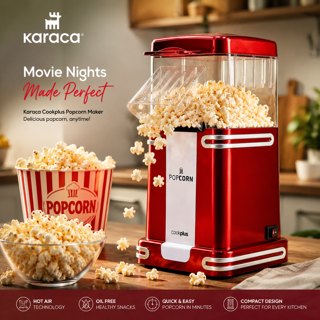 پاپ کورن ساز کوک پلاس کاراجا مدل ۱۰۰ وات | Karaca Cookplus Popcorn Maker