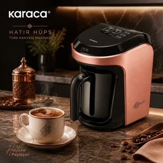 قهوه ترک ساز کاراجا 300 میلی لیتر 535 وات مدل Hatır Hüp | Karaca Hatır Hüp Turkish Coffee Machine