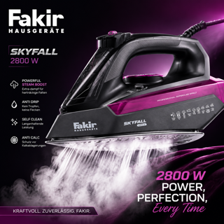 اتو بخار فکر مدل Skyfall توان 2800 وات | Fakir Skyfall Steam Iron 2800W